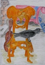 Golden Bone Chair